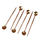 طقم ملاعق 6 قطع - نحاسي